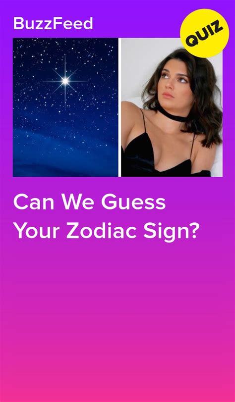 zodiac sign quiz buzzfeed.